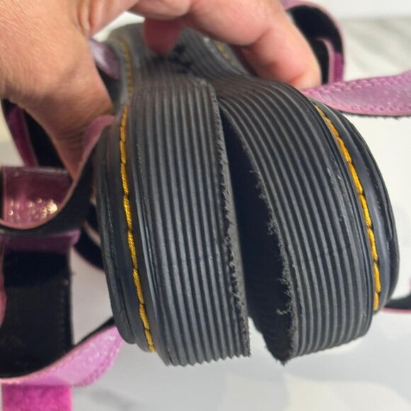 Dr.Martens Junior Klaire Unisex Glitter Sandals Pink Size 5 - Picture 6 of 10